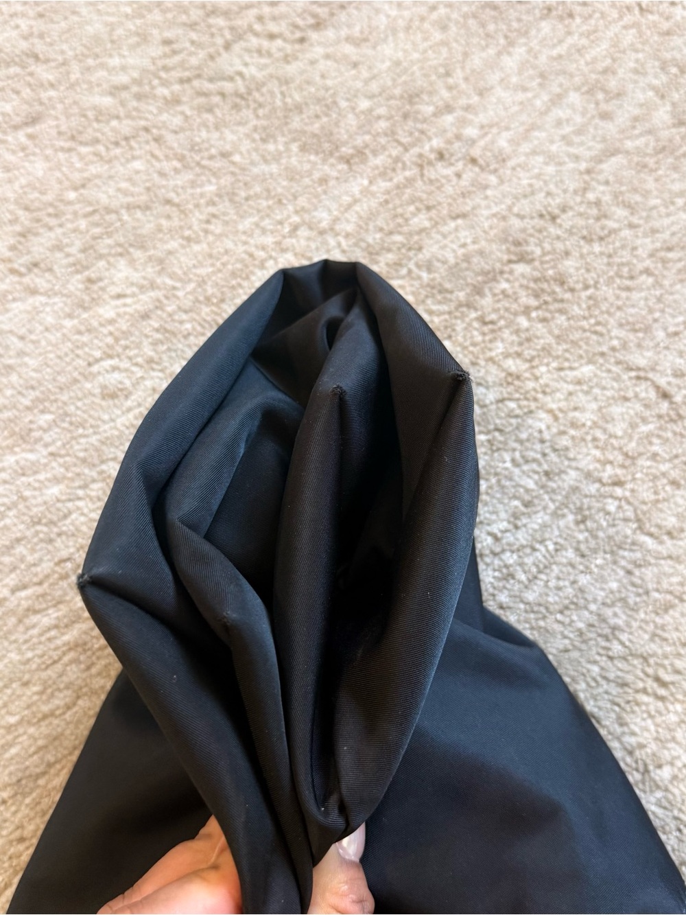 LONGCHAMP Le Pliage Neo Nylon Top Handle Bag Black with Long Strap - Picture 12 of 12
